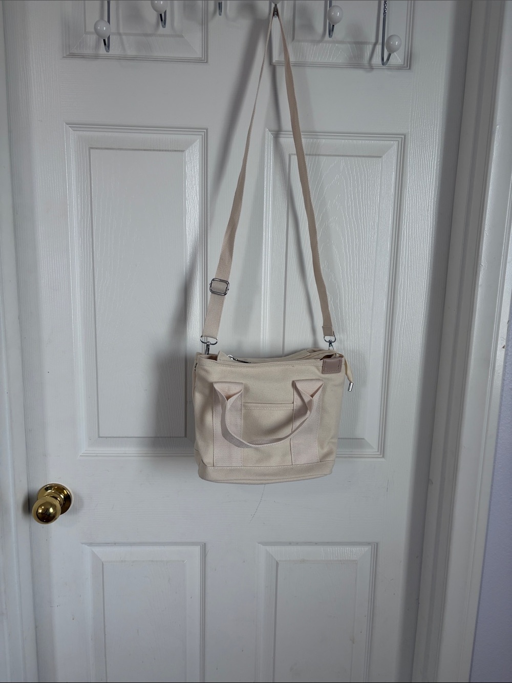 Cream Crossbody Purse